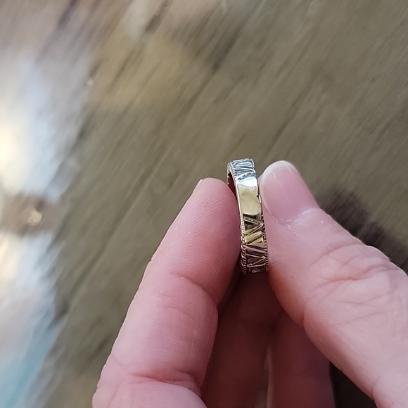 Faux Pear Shaped Diamond  & Ruby Accents - Picture 4 of 7